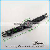 Survival Paracord Bracelet Watch 10-in-1 Rescue Kit thumbnail-4