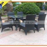 2015 Zhe Jiang WY Leisure Rattan Wicker Cheap Dining Set thumbnail-1