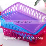 Useful BPA-Free medium size plastic storage basket fruit vegetable basket