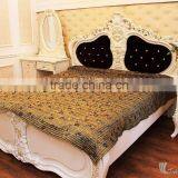 Hand Embroidered Blanket and Pillowcases, Fashionable Colours and Designs, 100 Handmade in Vietnam thumbnail-3