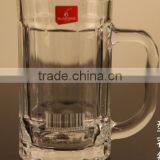 Custom Design 350ml Glass Beer Cup With Handle thumbnail-1