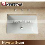 Newstar Galala Beige Bathroom Counter Top Crema Marble Vanity Top With Single Sink thumbnail-4