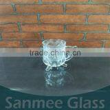 Cheap Tripodal Custom Embossed Beer Glass Mug thumbnail-1