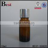 Fragrance Perfume 10ml Amber Glass Bottle Aluminum Cap Essential Oil 10ml Amber Glass Bottle Plastic Cap Cosmetic Packaging thumbnail-3