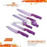 A3389 New Design Stainless Steel Kitchen Knife Set With Non-stick Coated thumbnail-2