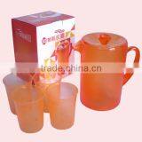 1.6L Popular Clear Plastic Cooler Water Jug With 4 Cups thumbnail-1