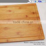 Manufacturers Selling Beautiful Large 100% Fruit Juice Groove Organic Bamboo Chopping Block Wholesale thumbnail-5