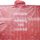 Printed PE Rain Poncho,Direct Factory/Manufactory Supply