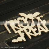 Unfinished Wood Laser Cut Trick Or Treat Cutout thumbnail-1