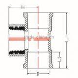 HIGH QUANLITY FEMALE TEE COPPER THREAD OF PVC DIN STANDARD FITTINGS FOR WATER SUPPLY thumbnail-2