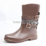 Canton Fair New Style Flat Women Rain Boots Shoes Wholesale thumbnail-2
