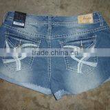 Jeans Denim Shorts, Ladies Stylist Denim Jeans Shorts thumbnail-2