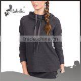 Womens Plain Pullover Hoodie Warm Hoodies Sweatshirt Workout Winter Casual Top thumbnail-1