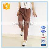 Women Autumn Spring Summer Harem Pants Linen Cotton Casual Slim Trousers thumbnail-1