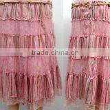 LADY'S SKIRTS COTTON LONG WHITE SKIRTS FASHIONABLE LONG SKIRT thumbnail-1