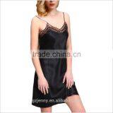 OEM Service Women Sleepwear V Neck Slip Sexy Nighty For Honeymoon thumbnail-1