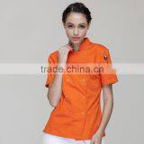 Chinese Factory Wholesale Female Chef Jacket Short/Long Sleeve Restaurant Hotel Chef Coverall Uniform Work Clothes thumbnail-3