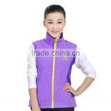 Spring Wholesale Women Customized Design Vest Fleece Jackets thumbnail-5