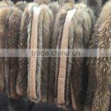 BBG-H-9 Natural Color Real Raccoon Fur Trim for Hood thumbnail-3