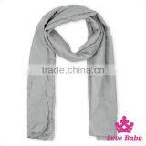 Yiwu Lovebaby Factory Hot Sale Solid Color Linen Polyester Baby Casual Scarf Cashmere For Women thumbnail-3