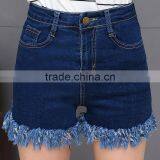New Style Summer High Waist Tassels Ladies Fashion Hot Shorts Hot Jeans Shorts thumbnail-5