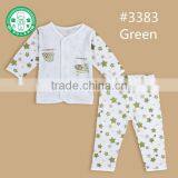 Eco-friendly Jesery Unisex Cute Long-sleeved Bamboo Baby Clothing Set thumbnail-6