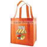 Grocery Tote Bag - Features Wide Gussets, Black Bottom Insert for More Support and Comes With Your Logo. thumbnail-2