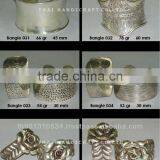 Thai Karen Silver Bangle Jewelry 925 Sterling Silver thumbnail-1