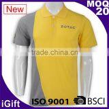 Stand Collar Button Polo Shirt Short Sleeve Shirt thumbnail-1