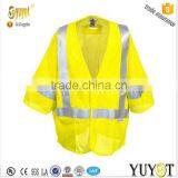 Yellow hi Visibility Middle Sleeve Security Workwear Jacket thumbnail-1