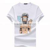 Wholesale Customised Print Design Black Cotton T-shirt For Men,Plain Mens T Shirt thumbnail-4