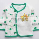 Long Sleeve Cotton Soft Star Pattern Cheap Newborn Baby Clothing Set thumbnail-3