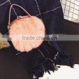 2016 Newest Design Woman Rabbit Fur Handbag Messenger Bag thumbnail-3