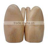 Wooden Painted Metal Handle Shoe Tree and Stretcher thumbnail-1