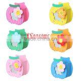 Mixed Acrylic Faceted Findings Flower With Mirror Wood Cute Pen Container 10.7cm x 10.5cm thumbnail-1