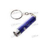 3 LED\'s Powerful Brightness Black Solar Power LED Flashlight Keychains