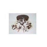 Fashion Ladies Sinamay Hat Trimmed With Coque Feathers, Rolled Edge Sinamay Curl for Party thumbnail-1