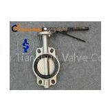 Corrosion Resistant lugged butterfly valve with Aluminum Iron or SS304 , EPDM or PTFE Seat