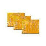 Custom Yellow 2 Layer 1 OZ HASL Prototype PCB Boards 1.6mm , UL RoHS Approvals