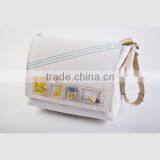 New Arrival Child Canvas Messenger Bag With Outside Windows Shoulder Laptop Messenger Bag thumbnail-2