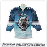 Athletic Custom Hockey Gear Sublimated Team Game Hockey Jerseys Whosale Practice Hockey Uniform thumbnail-2