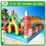 Commercial Inflatable Amusement Park With Flower/rabbit/frog/Sun/tortoise thumbnail-1