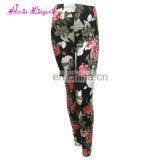 Wholesale Custom Service Women Capri High Waist Brushed Printing Leggings Factory thumbnail-2