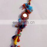 Vintage Banjara Mirror Long Key Chain/Indian Banjara Tassels/zip Puller Banjara Tassel Lot of 25 Pcs