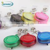 Custom Logo Colorful Cool Round Retractable id Vinyl Badge Holder thumbnail-2