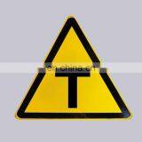 High Quality UV Printed Safty Sign Type Custom Triangle Reflective Metal Road Sign thumbnail-1