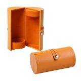 Luxury Pu Leather Perfume Packaging Paper Box Creative Design Round Perfume Box thumbnail-2