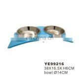 Unique Design Hot Sale Stainless Steel Raised Elevated Pet Dog Cat Food Bowl Feeder thumbnail-4