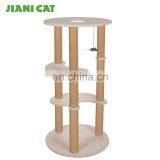 New Plaid Luxury Craft Wooden Cat Tree thumbnail-1