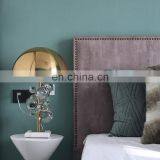 2020 Hot Sale Gold Metal Bedroom Marble Base Modern Quality Table Lamp thumbnail-4